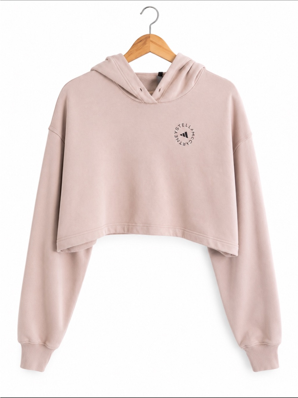 ADIDAS STELLA MCCARTNEY Future
Playground Crop Hoodie Womens Large Soft
Pink
